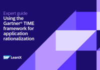 Applying the Gartner TIME Framework for Application Rationalization